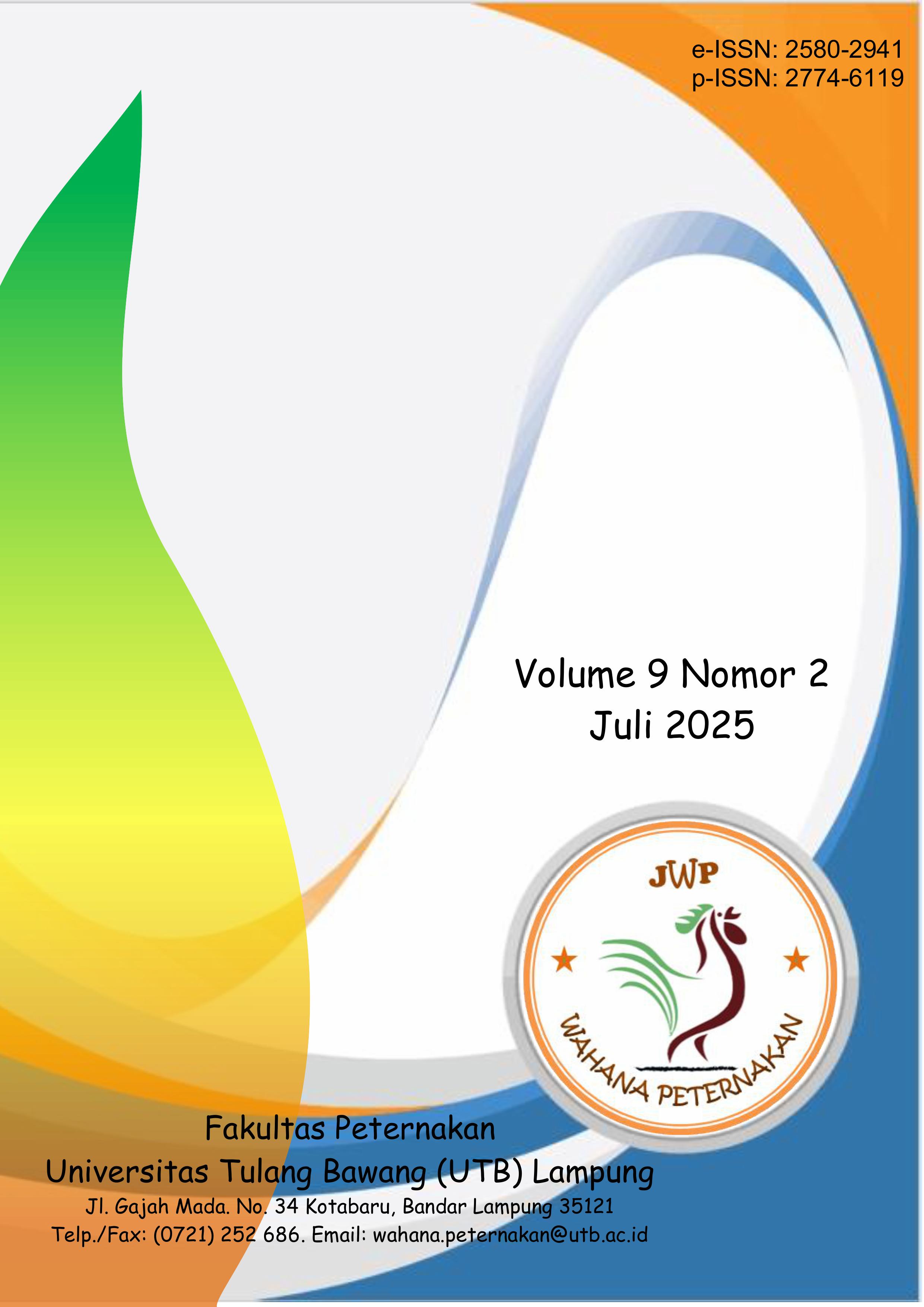 					View Vol. 9 No. 2 (2025): Wahana Peternakan
				