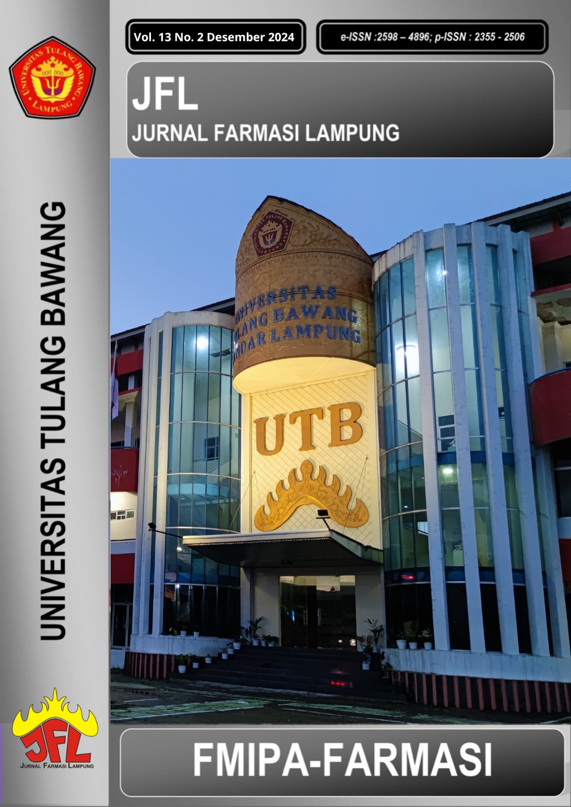 					View Vol. 13 No. 2 (2024): JFL : Jurnal Farmasi Lampung
				