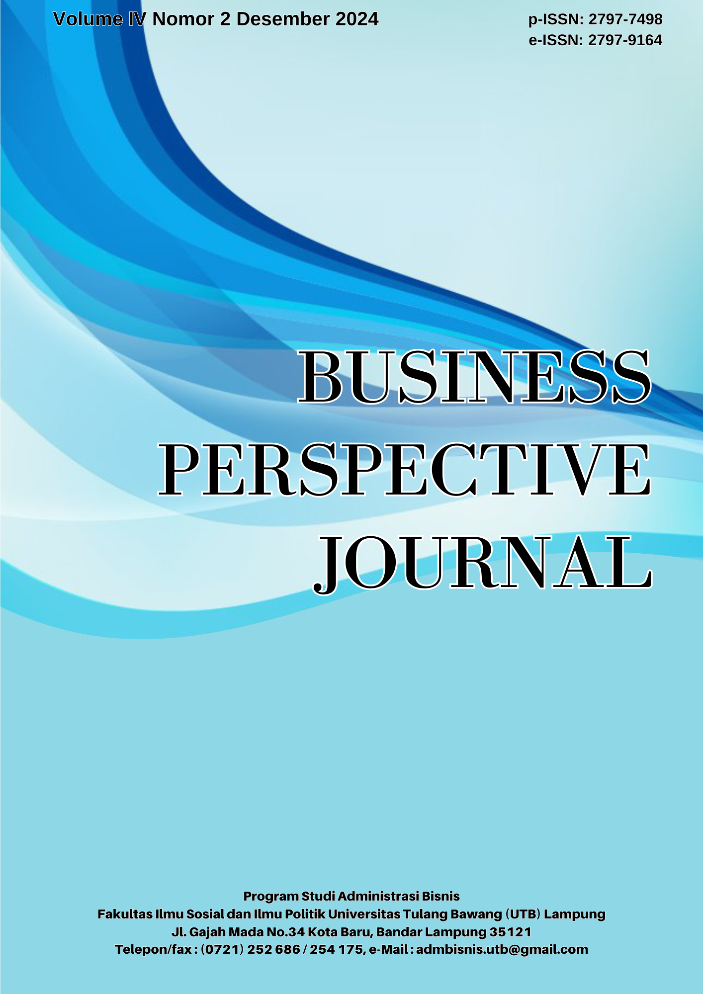 					View Vol. 4 No. 2 (2024): Business Perspective Journal
				