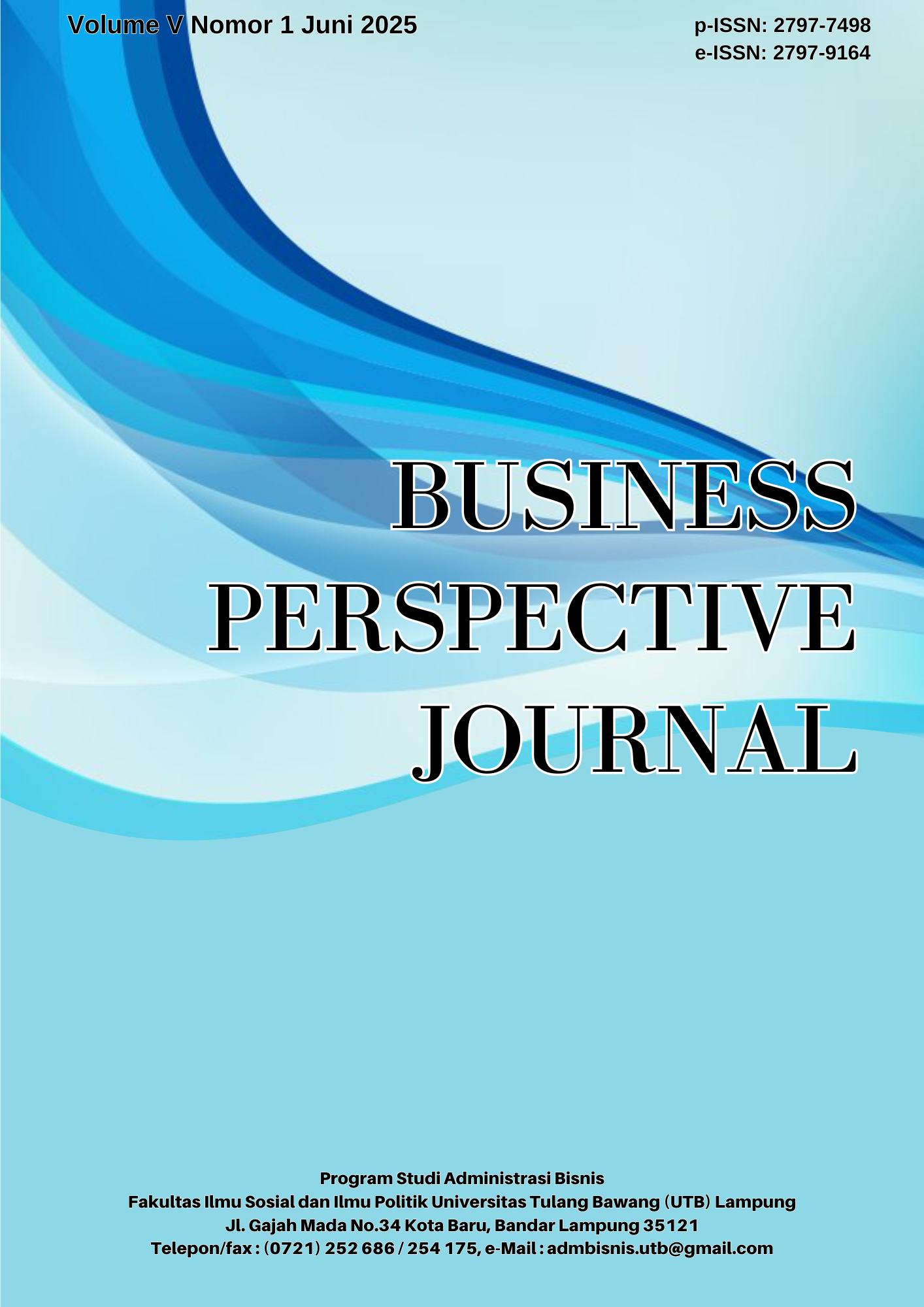 View Vol. 5 No. 1 (2025): Business Perspective Journal