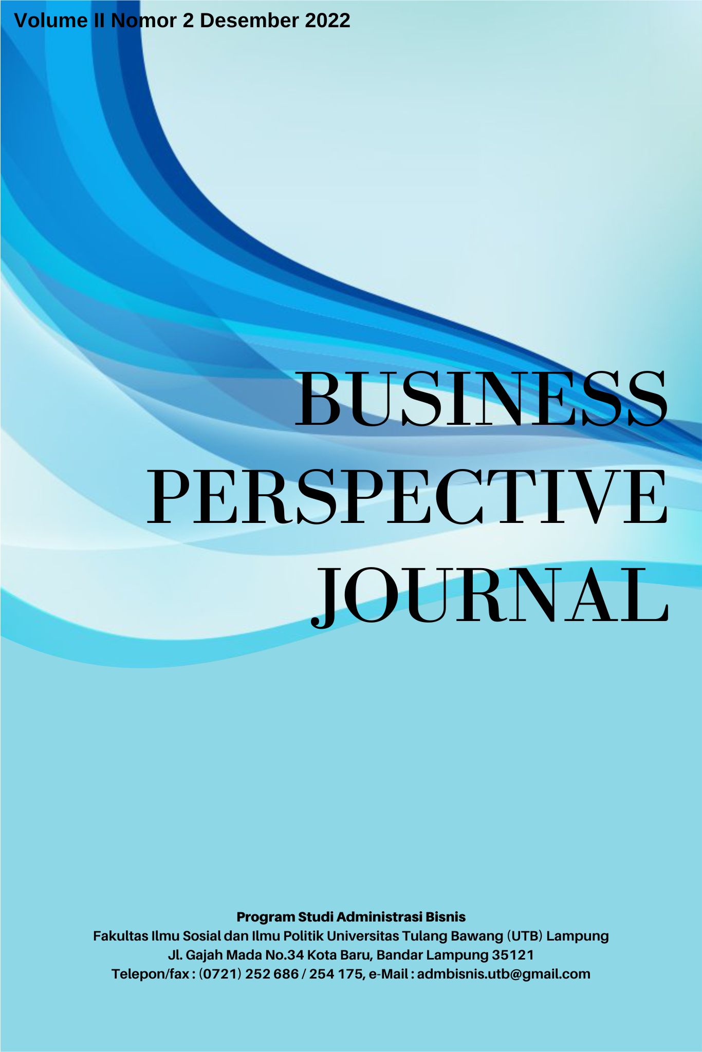 					View Vol. 2 No. 2 (2022): Business Perspective Journal
				